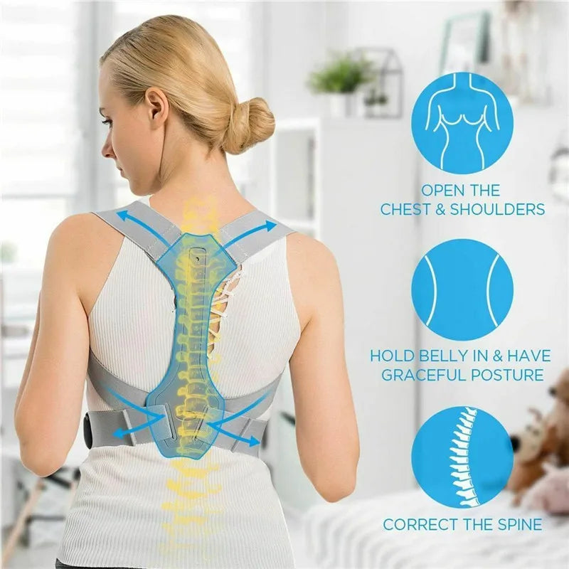 TAG more™ Posture Corrector for Men & Women | Back Straightener Brace - TAG more