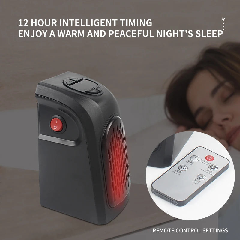 TAG more™  Portable Electric Wall Heater | Mini Plug-In Room Warmer & Heating Stove - TAG more