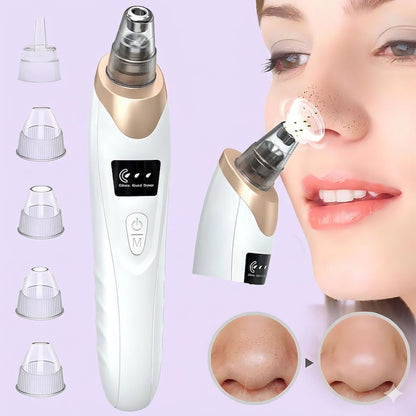 TAG more™ Derma Suction Rechargeable Blackhead Remover | 5 Suction Levels Pore Vacuum Cleaner - TAG more