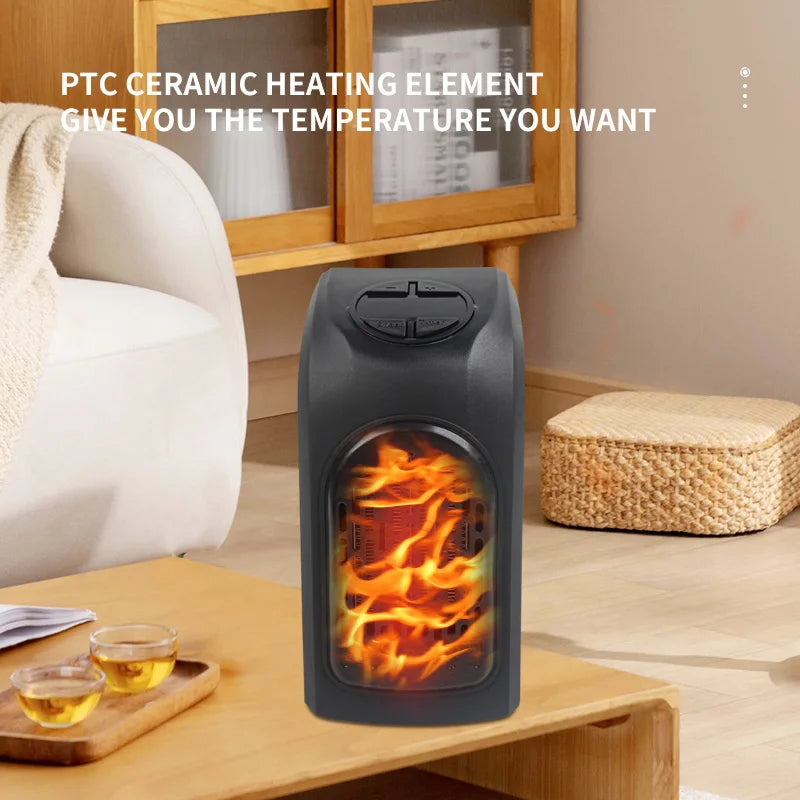 TAG more™  Portable Electric Wall Heater | Mini Plug-In Room Warmer & Heating Stove - TAG more