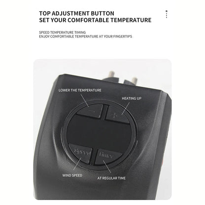 TAG more™  Portable Electric Wall Heater | Mini Plug-In Room Warmer & Heating Stove - TAG more