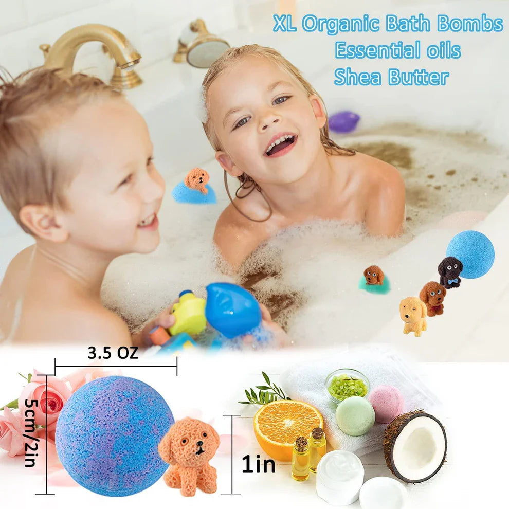 TAG more Hidden Surprise Bath Bombs for Kids | Mystery Toy Inside - TAG more