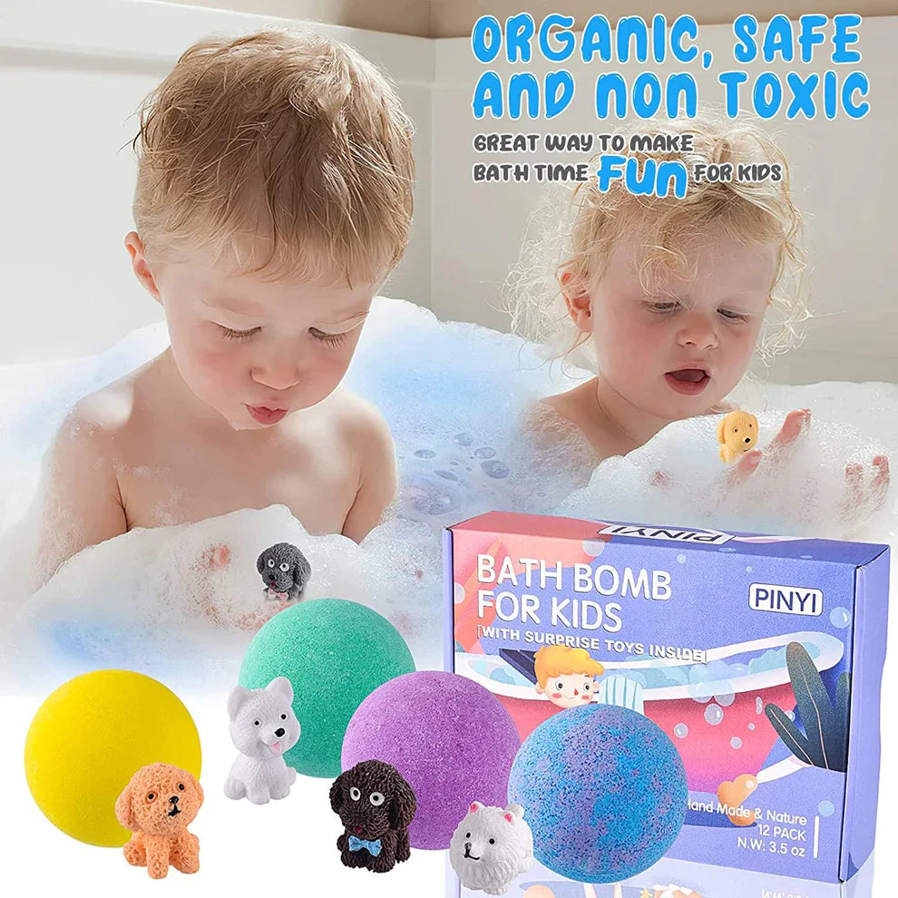TAG more Hidden Surprise Bath Bombs for Kids | Mystery Toy Inside - TAG more