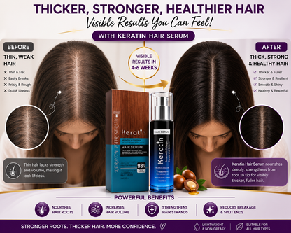 TAG more™ Keratin Hair Serum for Hair Growth & Repair