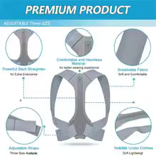 TAG more™ Posture Corrector for Men & Women | Back Straightener Brace - TAG more