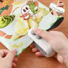 TAG more™ Mini Plastic Bag Sealer | Rechargeable 2-in-1 Heat Sealer & Cutter - TAG more