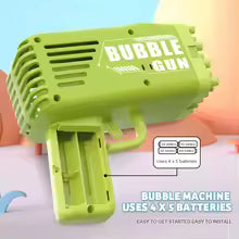 TAG more™ Electric Dinosaur Bubble Gun | Automatic Kids Bubble Machine Outdoor Toy - TAG more