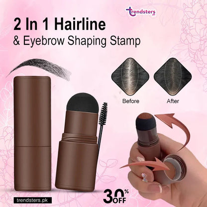 TAG more™ 2-in-1 Hairline & Eyebrow Shaping Stamp | Natural Edge Filler - TAG more