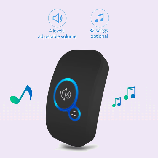 TAG more™ Wireless Doorbell | Waterproof Door Chime | Plug-In Receiver - TAG more