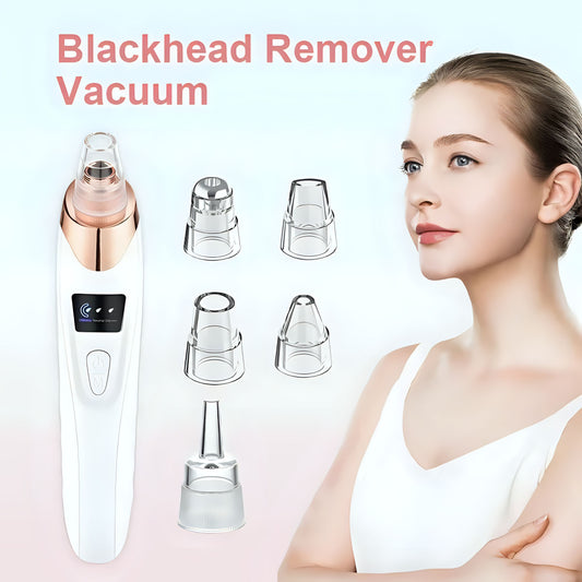 TAG more™ Derma Suction Rechargeable Blackhead Remover | 5 Suction Levels Pore Vacuum Cleaner - TAG more